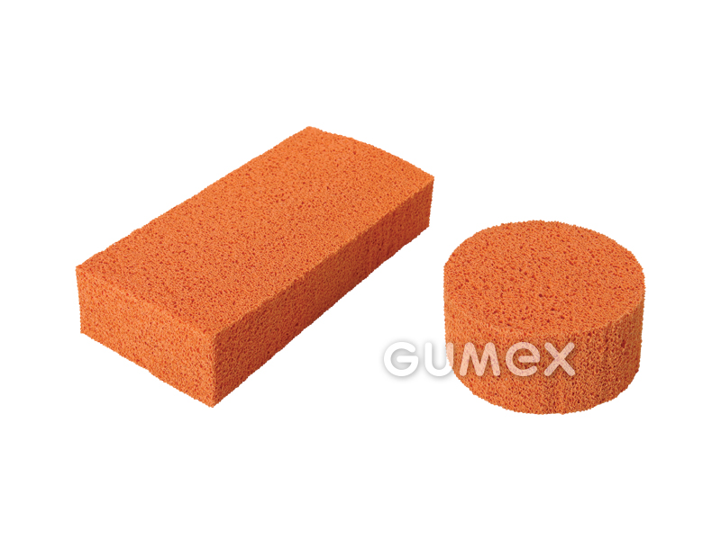GERANIOCELL GE 20 FINE, 15mm, Breite 910x2050mm, FDA, Dichte 200kg/m3, NR, -40°C/+80°C, orange, 